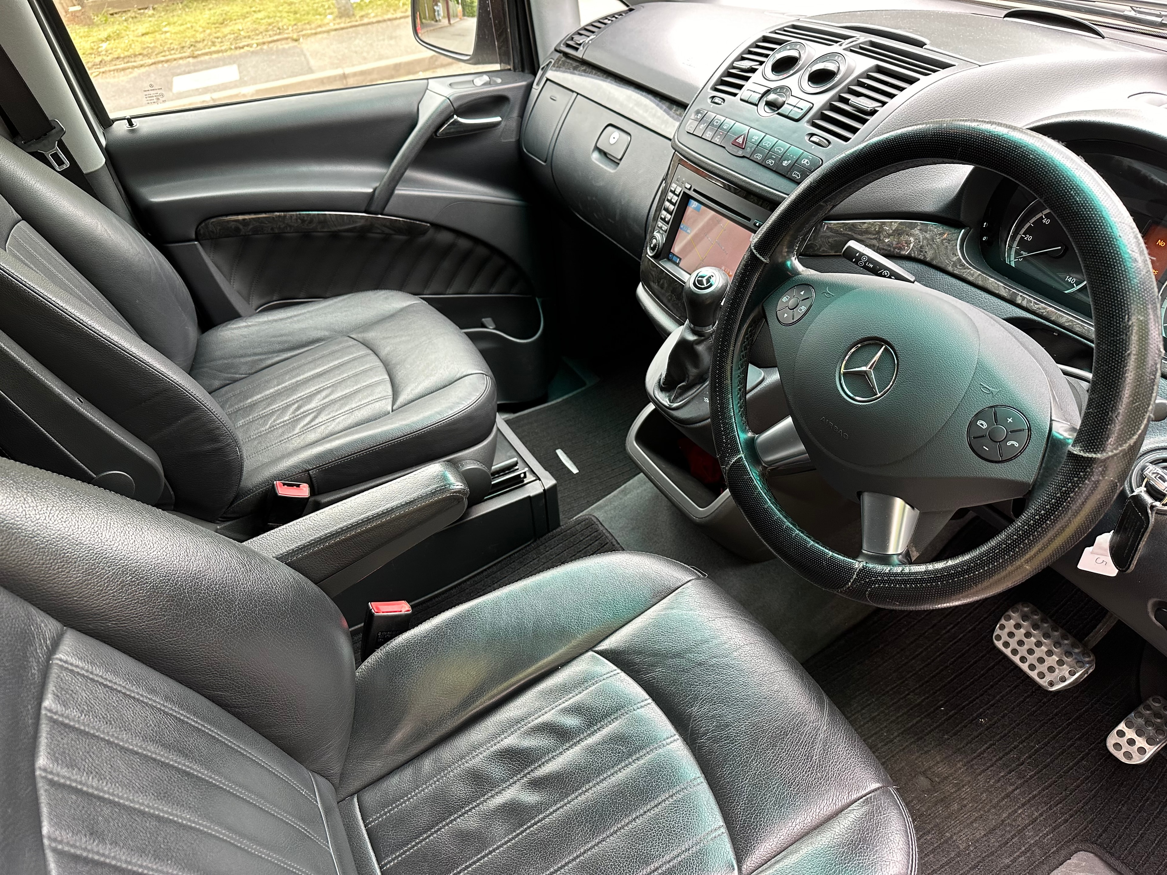 Mercedes Viano interior cabin and seats